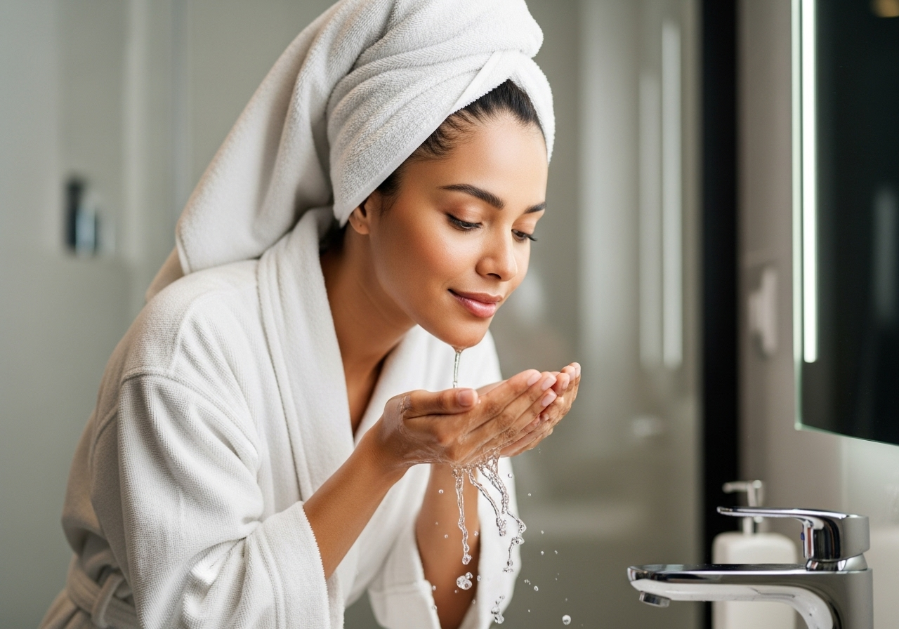 Paso 1 - Limpiar el rostro